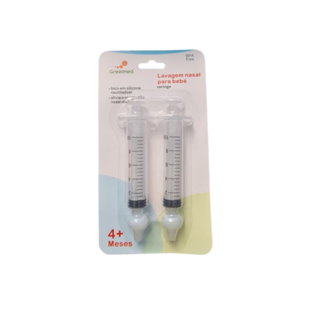 Greetmed Seringa Lavagem Nasal Bebe 4m 10 ml – Pharmacare