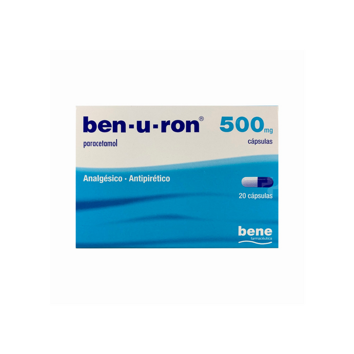 Ben-u-ron 500mg - 20 cápsulas