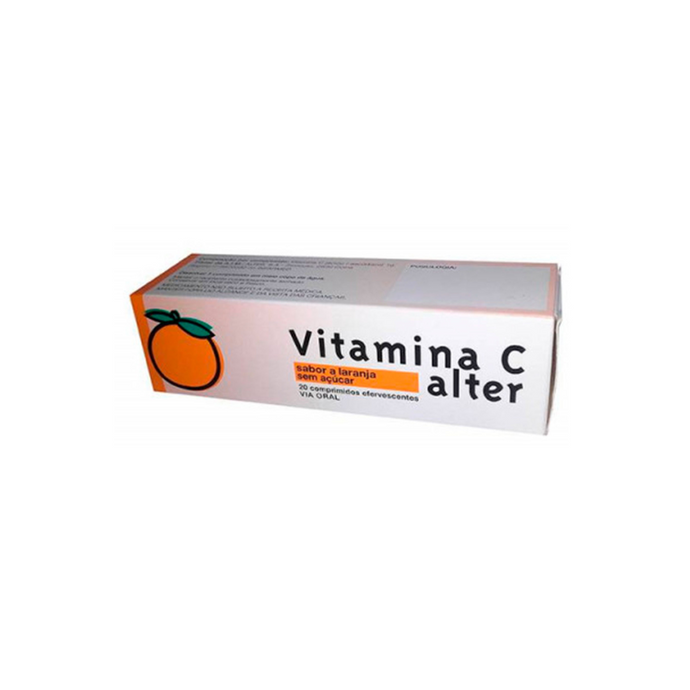 Vitamina C Alter Laranja 1g- 20 comp. efervescentes