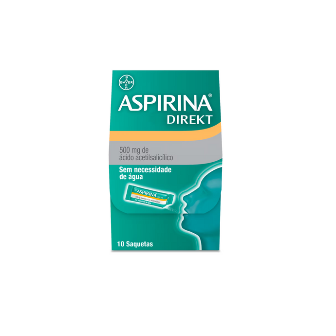 Aspirina Direkt Granulado Saquetas 500mg 10un