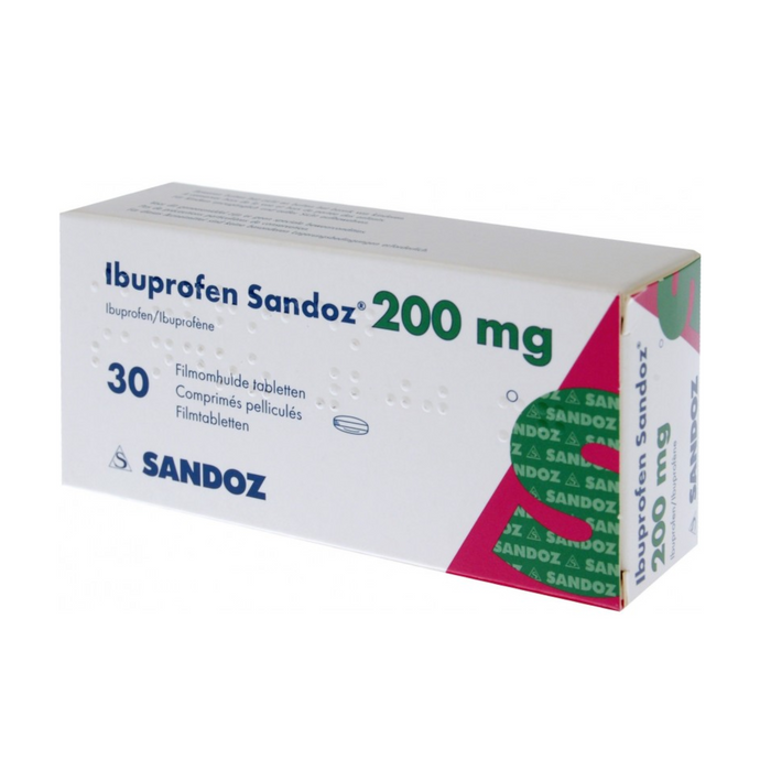 Ibuprofen Sandoz 200mg 20 tablets